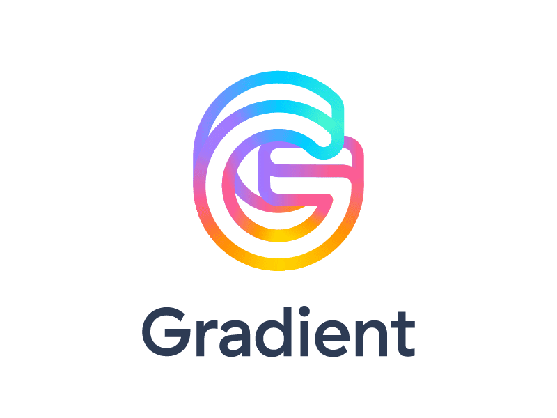 Дизайн логотипов 2018 - Градиенты