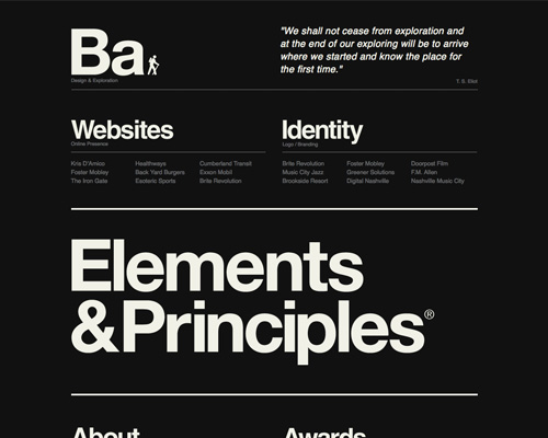 minimalism in web design