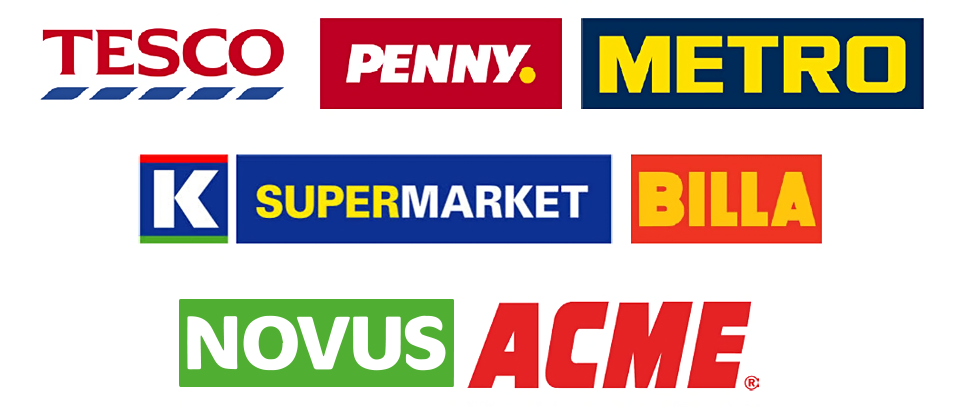 Основные тенденции в логотипах маркетов